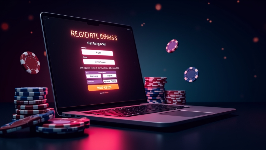 Kod promocyjny wpisywany w formularzu rejestracji w kasynie online