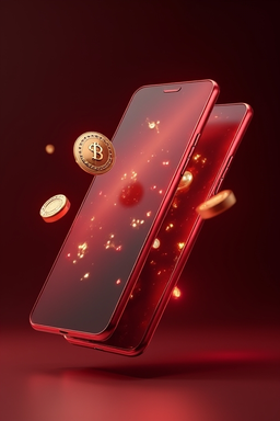 Smartfon z aplikacją kasyna